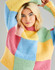 Patchwork Funnel Neck Sweater in Hayfield Bonus Chunky (10601) - PDF