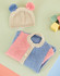 Half 'n' Half Romper & Pom Pom Hat in Sirdar Snuggly DK (5490) - PDF