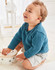 Textured Panel Baby Sweater in Sirdar Snuggly Cashmere Merino DK (5474) - PDF