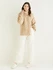Roll Neck Side Split Sweater in Hayfield Bonus Aran w/Wool (10326) - PDF