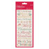 Glitter Dot Stickers - Christmas Text