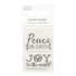 Clear Stamps - Peace & Joy