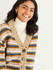 Striped Cardigan in Hayfield Bonus Chunky Tweed (10342) - PDF