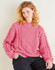 Women's Bobble Detail Cable Stitch Sweater in Sirdar Country Classic Worsted (10159) - PDF
