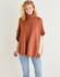 Women's Roll Neck Poncho in Sirdar Country Classic Worsted (10163) - PDF