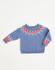 Nordic Fair Isle Yoke Sweater in Sirdar Snuggly Cashmere Merino Silk 4 Ply (5391) - PDF