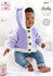 Hooded Jackets, Cardigan & Blanket in King Cole Big Value Baby Chunky (6017)