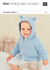 Cardigan with Collar or Hood & Hat in Rico Baby Classic DK (092) - PDF