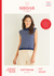 Wave Stitch Tank with Crossover Back in Sirdar Cotton DK (10247) - PDF