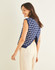 Wave Stitch Tank with Crossover Back in Sirdar Cotton DK (10247) - PDF