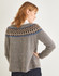 Women's Fairisle Yoke Sweater in Sirdar Haworth Tweed DK (10154) - PDF