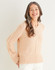 Ribbed Deep V-Neck Sweater in Sirdar Saltaire Aran (10175) - PDF