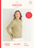 Women's Funnel Neck Moss Stitch Sweater in Sirdar Saltaire Aran (10176) - PDF