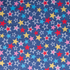 Cotton Poplin Print - Multi Stars on Denim Blue - Per ½ Metre