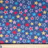 Cotton Poplin Print - Multi Stars on Denim Blue - Per ½ Metre