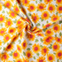 Cotton Poplin Print - Sunflowers on Ivory - Per ½ Metre