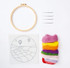 Contents of Needle Felting Kit - Lavender