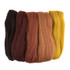 Natural Roving Wool (50g) - Assorted Autumn