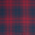 100% Viscose Burgundy Tartan - Per ½ Metre