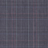 Lightweight Suiting: Wool Navy Tartan - Per ¼ Metre