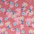 100% Viscose: Jasmine on Blush - Per ½ Metre