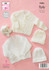 Cardigan & Hat in King Cole Big Value Baby 3 Ply (5584)