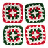 My First Crochet Kit - Granny Squares Festive Colours