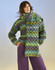 Kelp Sleeve Sweater & Scarf in Sirdar Jewelspun w/Wool Chunky (10706) - PDF