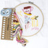 Cross Stitch Kit - Tea Cups