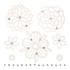 Craft Embellishments (8pcs) - Filigree Flowers