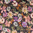 100% Lightweight Viscose: Autumn Floral Large - Per ¼ Metre