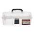 Plastic Craft Storage Box w/Carry Handle