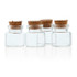 Glass Jars w/Cork Lid (4pk)