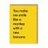 Greeting Card - Monkey with a New Banana