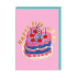 Greeting Card - Heart Cake Birthday