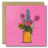 Greeting Card - Hot Pink Vase