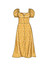 Midi Dress w/Puff Dropped Shoulder in Simplicity (S9919)