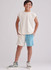 Colour Block Sweatshirts & Shorts in Simplicity Kids (S9801)