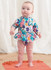 Babies' Swimsuits w/Rash Guard & Headband in Simplicity Kids (S9796)