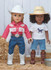 18” Western Style Doll Clothes by Elaine Heigl Designs in Simplicity (S9728)