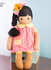 23" Braided Hair Stuffed Dolls w/Clothes in Simplicity (S8402)