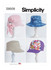 Adult & Children's Hats in Simplicity (S9509)
