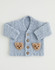 Teddy Bear Cardigans in Snuggly Snowflake Chunky (5404)