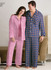 Unisex Plus Size Sleepwear in Simplicity (S3971)