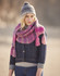 Textured Hat & Scarf in Hayfield Bonanza (10048) - PDF