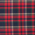Cotton Tartan: Red & Navy - Per ½ Metre