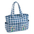 Embroidered Craft Bag - Wild Floral Plaid
