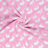 Anti-Pil Fleece: Bunnies on Pink - Per ½ Metre