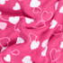 Anti-Pil Fleece: Hearts on Pink - Per ½ Metre