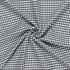 Polyviscose Houndstooth Monochrome - Per ¼ Metre